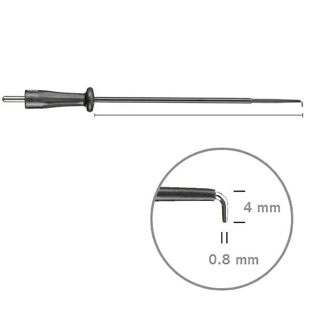 Електрод-голка, артроскопія, вигнутий, 90°, 4 x 0.8 мм. BOWA-electronic GmbH & Co. KG